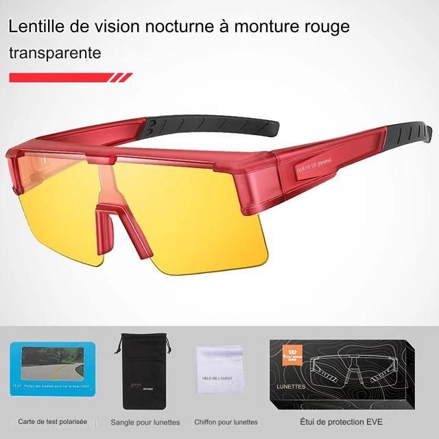 Lunettes de cyclisme adaptées aux lunettes myopes
