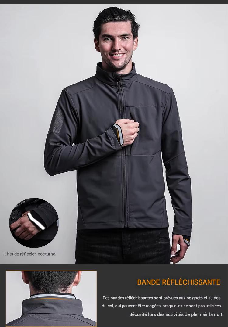 Veste Homme – Imperméable, Coupe-Vent & Chaude pour Cyclisme et Aventure
