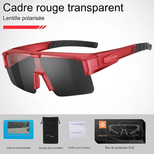 Lunettes de cyclisme adaptées aux lunettes myopes