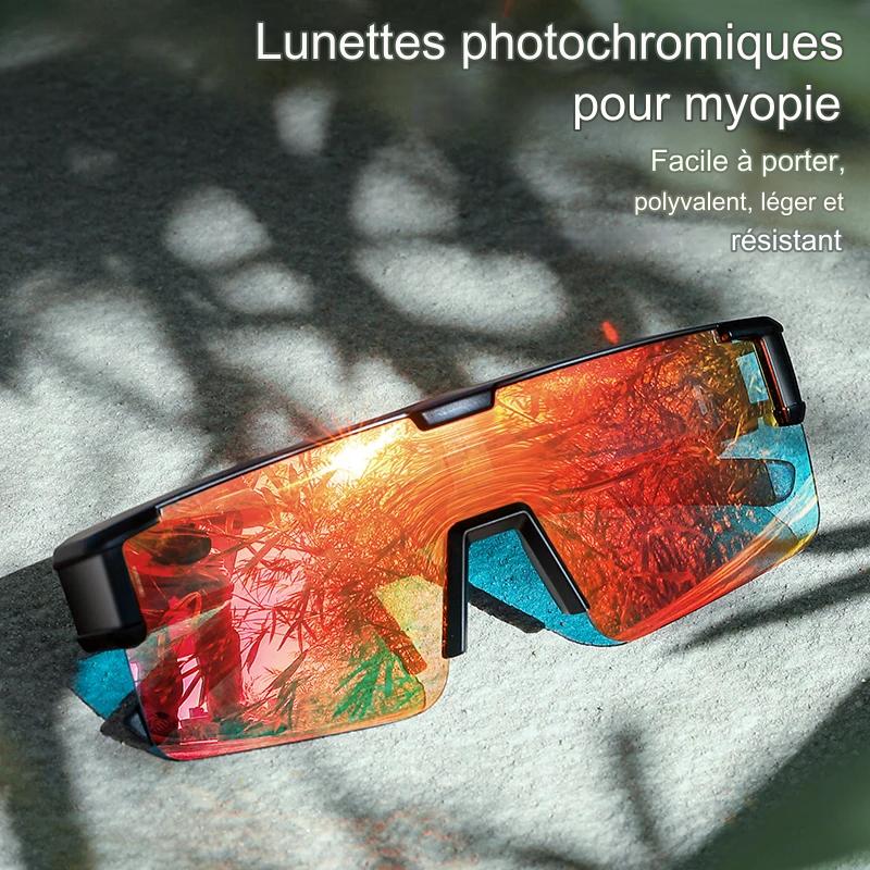 Lunettes de cyclisme adaptées aux lunettes myopes