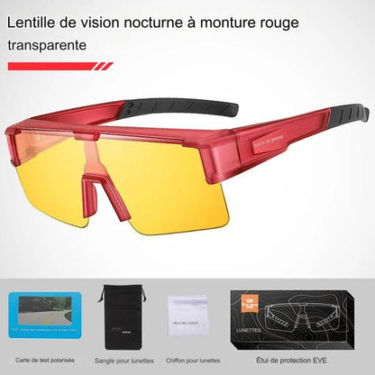 Lunettes de cyclisme adaptées aux lunettes myopes