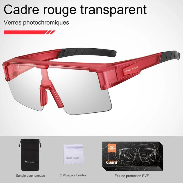 Lunettes de cyclisme adaptées aux lunettes myopes