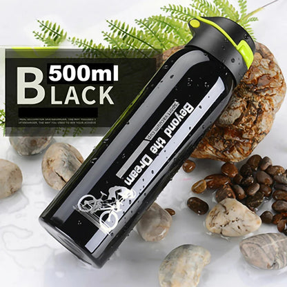 Gourde Vélo Isotherme – 500ml, Paille Intégrée, Acier Inox